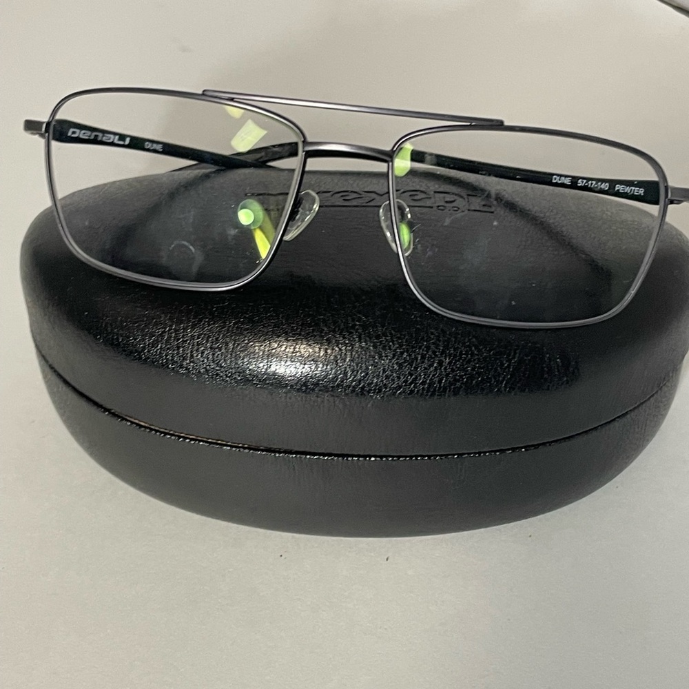 Denali Dune eyeglass frames. Wire frame. Lenses are intact. Men’s